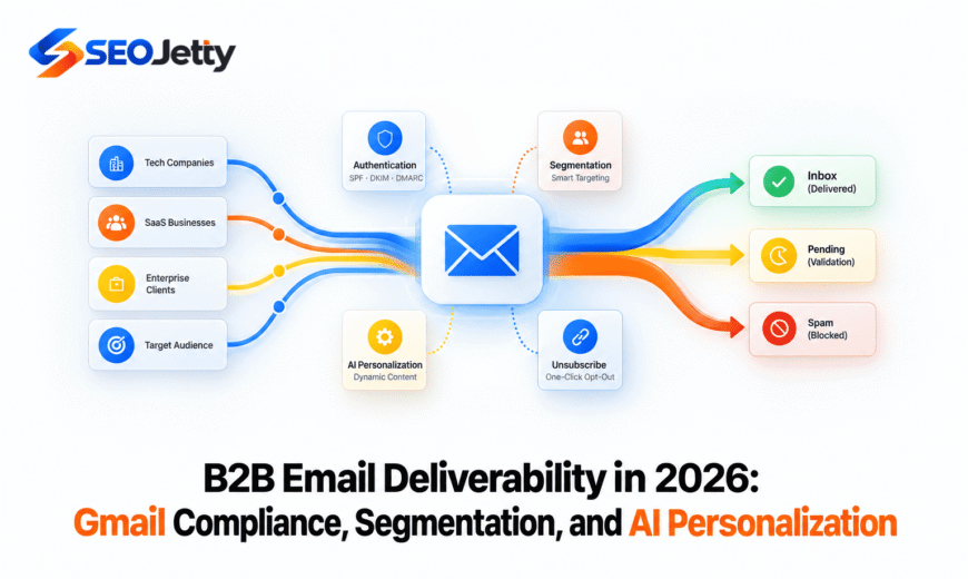 B2B Email Deliverability in 2026: Gmail Compliance, Segmentation, and AI Personalization